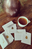 Unalome Ladybug Handmade Sugarcane Paper Wishcards - Set of 5