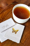 Unalome Butterfly Handmade Sugarcane Paper Wishcards - Set of 5