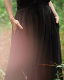 Something Sustainable  Comfort Pleated Organic Cotton Skirt