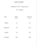 Something Sustainable  Comfort Pleated Organic Cotton Skirt