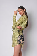 X Feet Above Berlin Upcycled Handbag