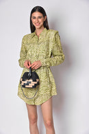 X Feet Above Vienna Upcycled Full Grain Leather Handbag