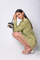 X Feet Above Cairo Organic Jute and Upcycled Full Grain Leather Handbag