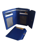 Noupelle  Elfin Blue Upcycled Leather wallet