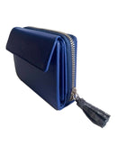 Noupelle  Elfin Blue Upcycled Leather wallet