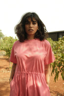 Drawstring Mini Dress