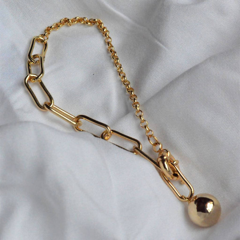 KAOAPH women's gold sterling silver handcrafted Aurous bracelet