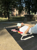 The Mango Tree Organic Cotton Handwoven Black Horse Dhurrie