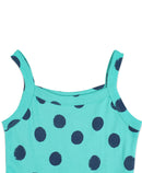 Organic Dotty Strappy Dress