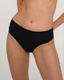 Nude & Not  3-pack Organic Cotton Hipster in Black