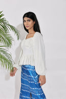 Earth Republic 100% FSC Cerified Moss Sophia Handcrafted Top