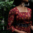 Greesh Upcycled Body-Con Dress