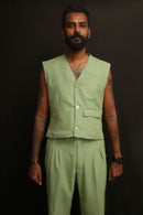 Neocloco 100% Cotton Balmoral Waistcoat