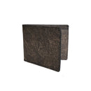 VEGAN COCONUT LEATHER CLASSIC MEN WALLET - CHARCOAL