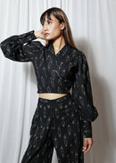 Earth Republic 100% Cotton Ikat Ebony Handloom Co-Ord Set