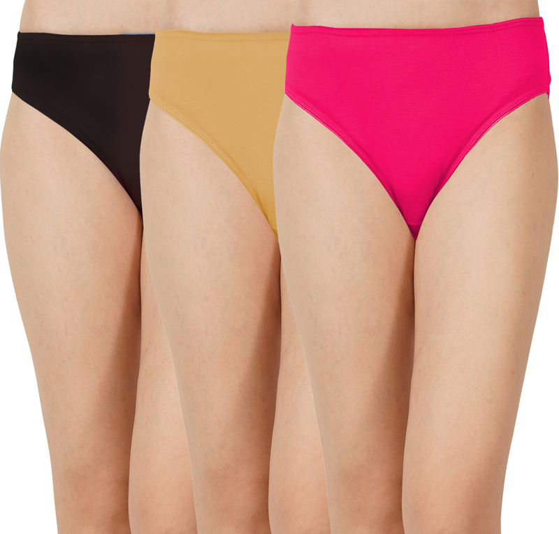 Bamboology Anti-Bacterial Bamboo Fabric Panty Set For Girls (Pack Of 3)