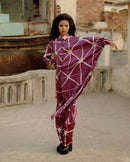 Ahua Draped Shirt with Trousers