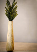 Hohmgrain Home Décor Light Brown Single Piece Seasoned Mango Wood Vase