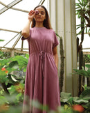 Something Sustainable  Leisure Drawstring Dress in Organic Cotton