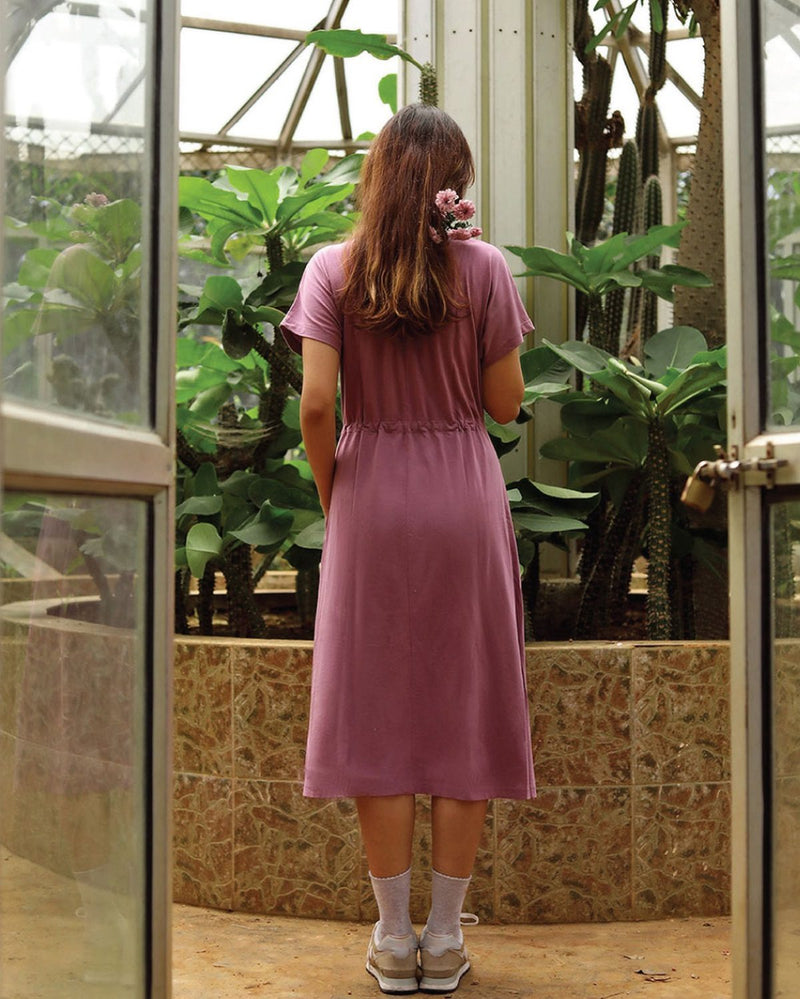 Something Sustainable  Leisure Drawstring Dress in Organic Cotton