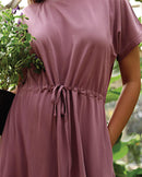 Something Sustainable  Leisure Drawstring Dress in Organic Cotton