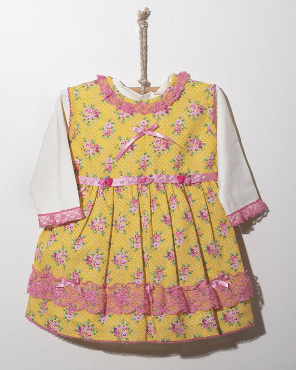 Petals Handcrafted Cotton Baby Frock