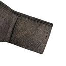VEGAN COCONUT LEATHER CLASSIC MEN WALLET - CHARCOAL