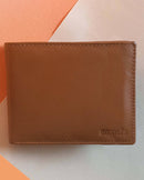 Noupelle  Tan Classic Bi-fold Upcycled Leather Wallet