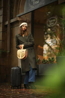 Saanjh Handcrafted Straw Viking Purse