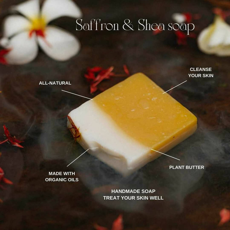 Anour Saffron & Shea Vegan Face Soap