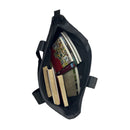 Jaggery Noir Surplus Tote in Rescued Car Seat Belts