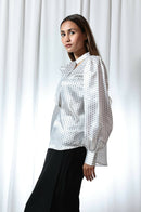 Earth Republic 100% Recycled Satin Eliza Handcrafted Top