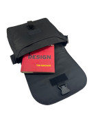 Jaggery Serially Circular Satchel in Ex-Cargo Belts and Rescued Car Seat Belts [10" Cafe Bag]