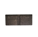 VEGAN COCONUT LEATHER CLASSIC SLIM MEN WALLET- CHARCOAL