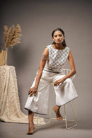 Taraasi Women's Handwoven Muslin Cotton Beautiful Co-Ord Set