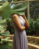 Something Sustainable  Petal Pleated Dress in Organic Cotton