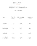 Something Sustainable  Petal Pleated Dress in Organic Cotton