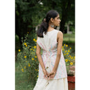 AC By Aratrika Chauhan 100% Organic Handloom Embroidered Kurti-Skirt