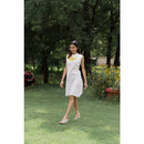 AC By Aratrika Chauhan 100% Organic Cotton Linen White Dress