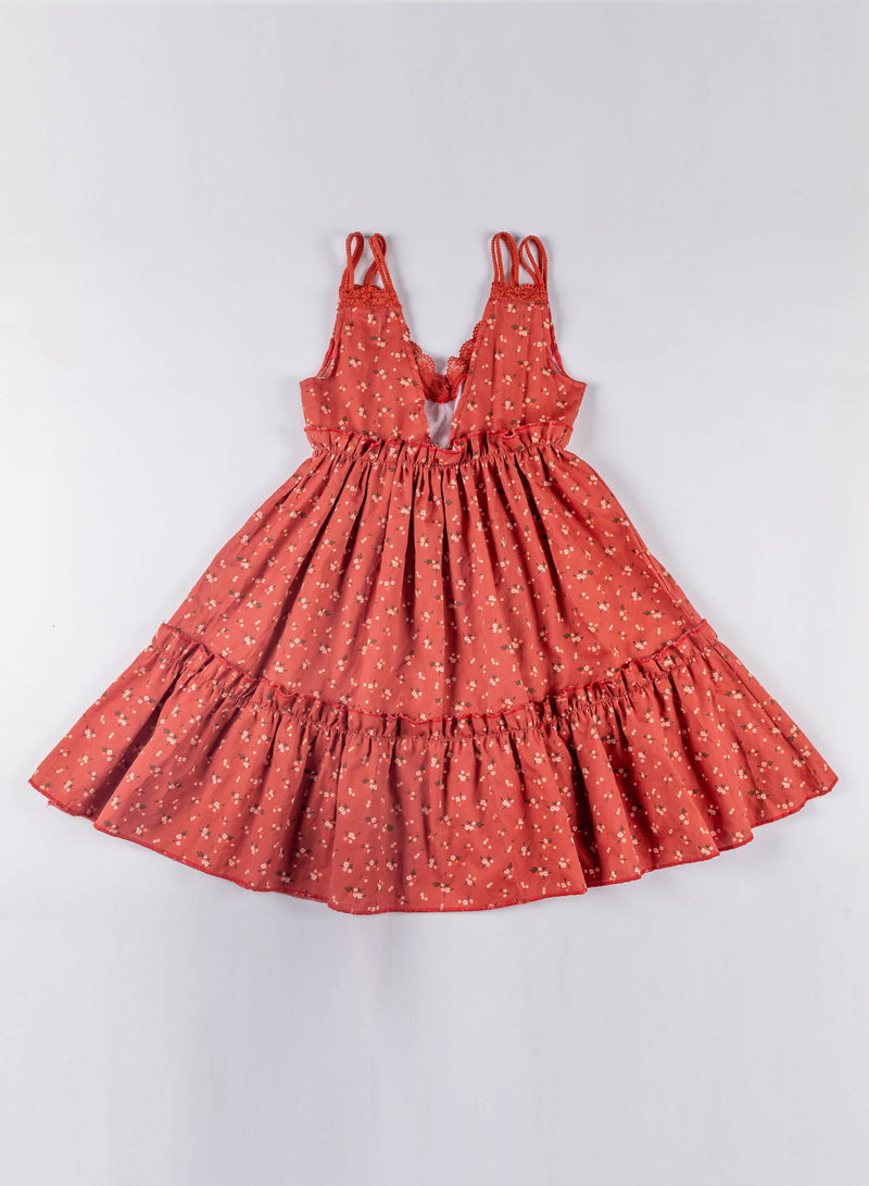 Organic cotton Giselle Girl's Printed Dress