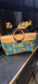 Brag Green Handcrafted Seda Ring Bag