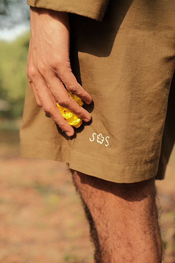 Something Sustainable Organic Cotton Marigold Unisex Shorts