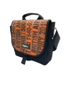 Jaggery Serially Circular Satchel in Ex-Cargo Belts and Rescued Car Seat Belts [10" Cafe Bag]