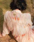 Something Sustainable  Sunset Shibori Organic Cotton Shirt