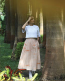Something Sustainable  Shibori Organic Cotton Skirt