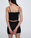 Nude & Not  2-pack Organic Cotton Slip Shorts in Black