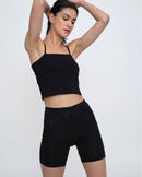 Nude & Not  2-pack Organic Cotton Slip Shorts in Black