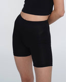 Nude & Not  2-pack Organic Cotton Slip Shorts in Black
