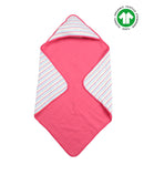 Organic Baby Girl Hooded Blanket