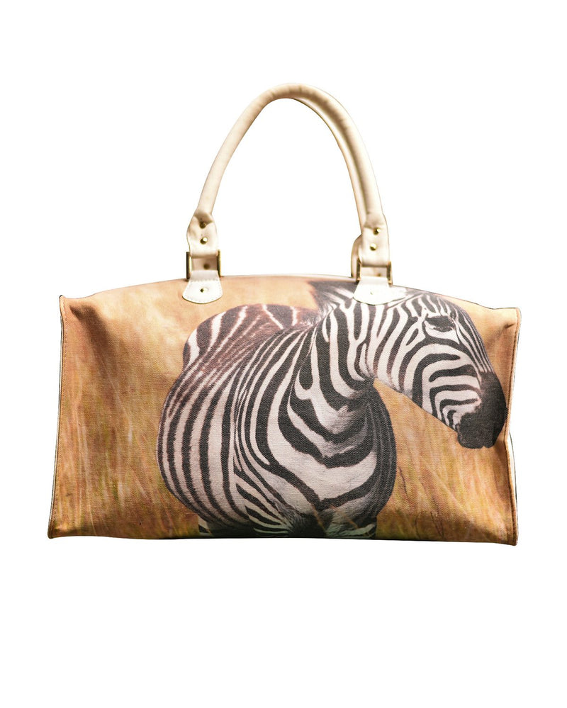 Mix Mitti  The Striped One Canvas Duffle Bag